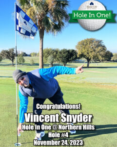 Vincent Snyder Hole In One