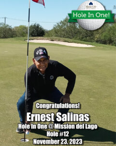 Ernest Salinas Hole In One