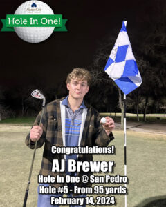 AJ Brewer Hole In One