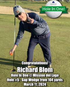 Richard Blom Hole in One