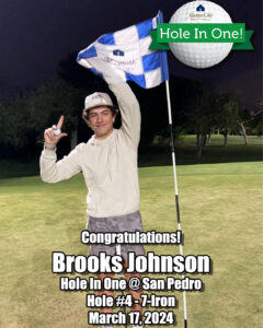 Brooks Johnson Hole In One