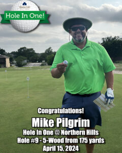 Mike Pilgrim Hold in One