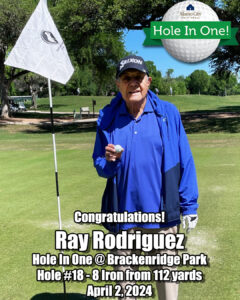 Ray Rodriguez Hole in One