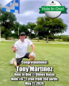 Tony Martinez Hole In One