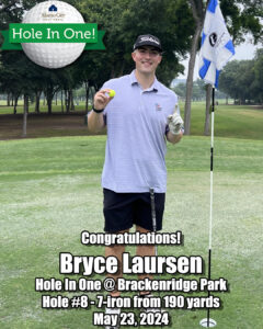 Bryce Laursen Hole In One