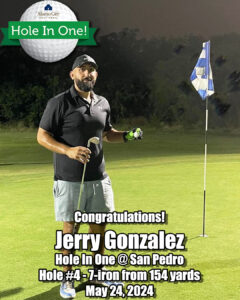 Jerry Gonzalez Hole In One