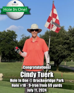 Cindy Tuerk hole in one