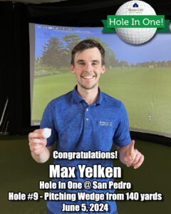 max yelken hole in one
