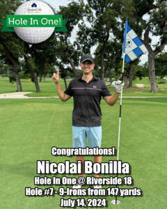 Nicolai Bonilla Hole in one