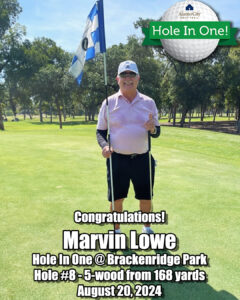 Marvin Lowe Hole in one