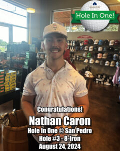 Nathan Caron Hole In One