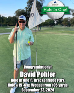 David Pohler Hole in One