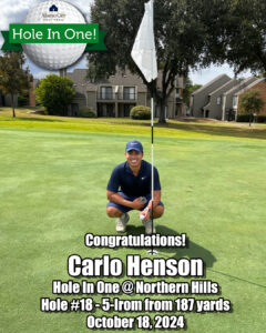 Carlo Hanson Hole In One