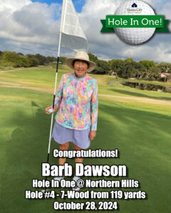 Barb Dawson Hole In One