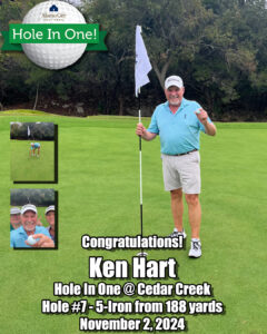 Ken Hart Hole In One