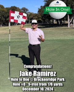 Jake Ramirez hole in one