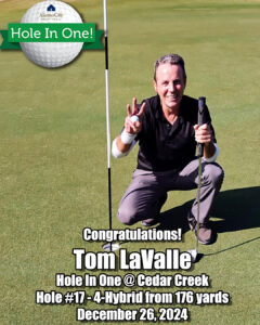 Tom LaValle Hole In One