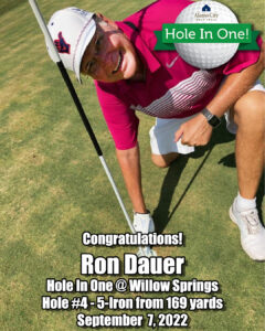 Ron Dauer Hole In One