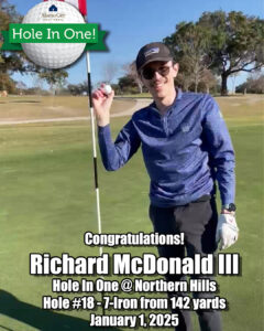 Richard McDonald Hole In One