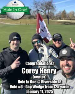 Corey Henry hole In one