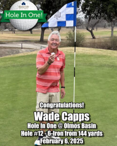 Wade Capps Hole In One