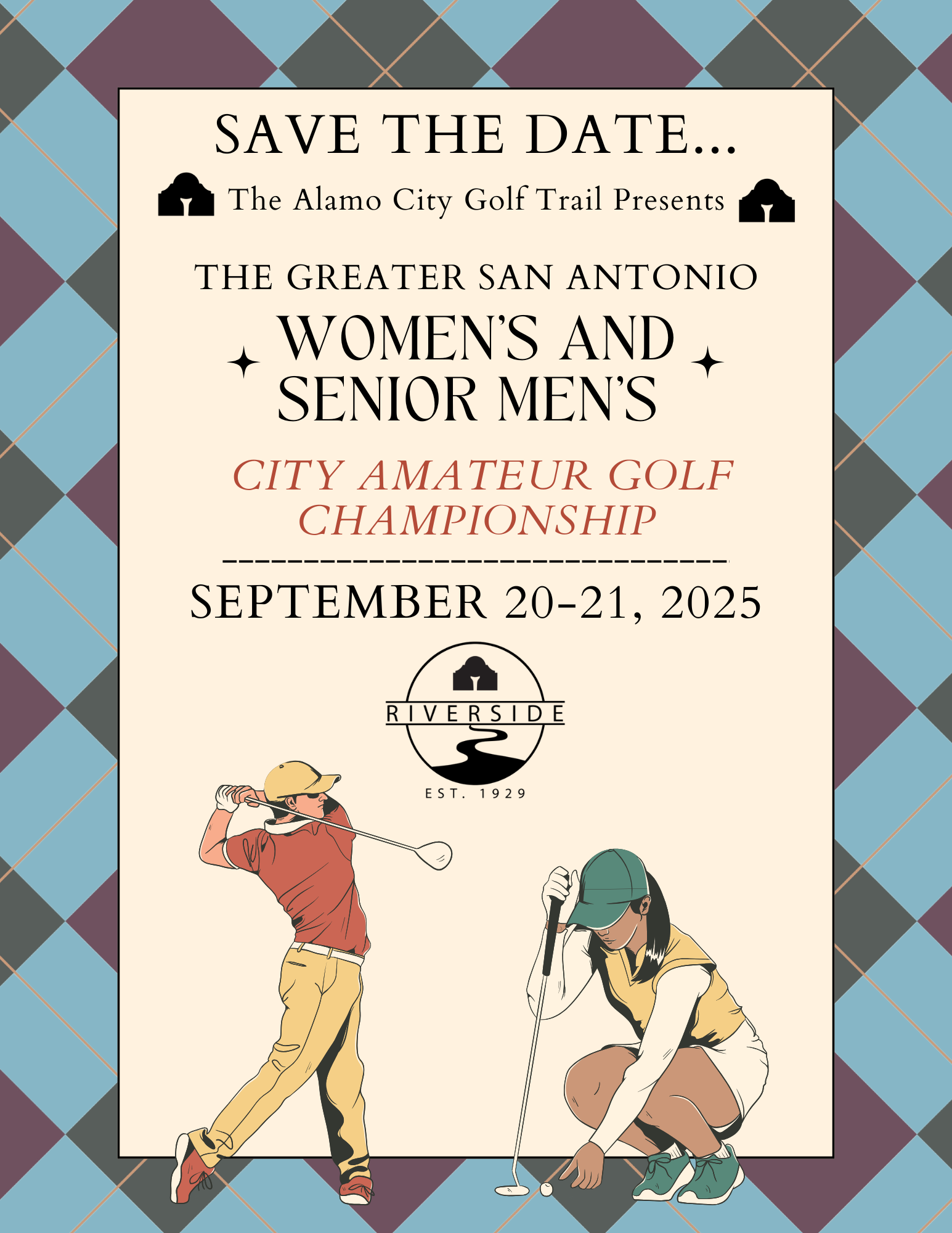 Save the Date Women's and Senior Men's Am 7 Save the Date Women's and Senior Men's Am 7